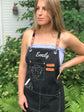 Custom logo nail artist apron personalized canvas workwear