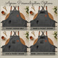 Graphic comparing BBQ apron personalization options for name and logo