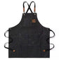 Eggshell pedicurist nail artist apron personalized water resistant canvas