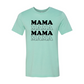 Mama T-Shirt in Heather Peach - mama graphic tee gift idea