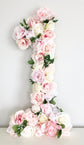 Large Floral Letter Home & Event Backdrop