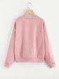 Jeremiah 29:11 sweatshirt front view, polyester stretch fabric