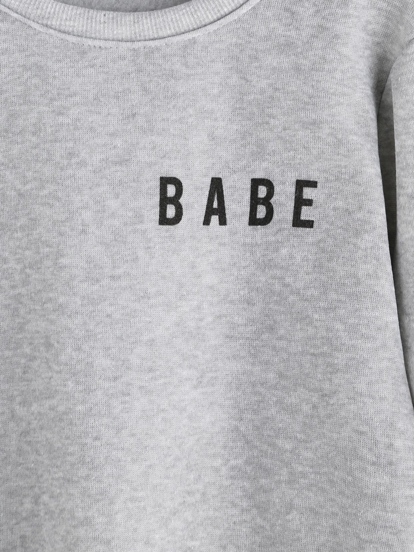 Light Grey BABE Sweatshirt