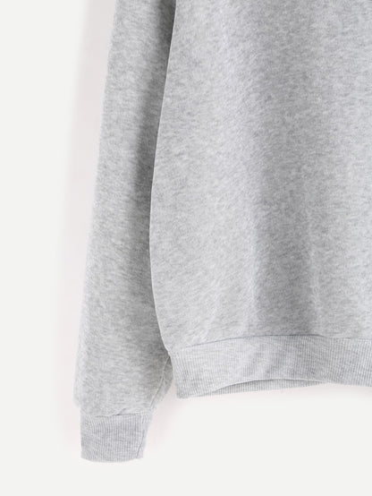 Light Grey BABE Sweatshirt