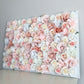 Girl nursery floral flower wall hanging with peony blooms decor
