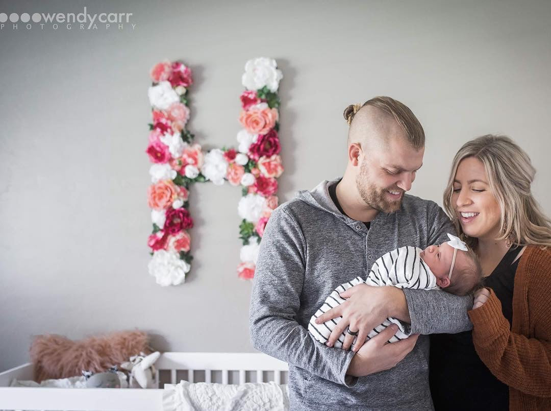 newborn photo prop milestone photo idea floral letter flower letter baby name sign girl nursery decor girl