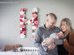 newborn photo prop milestone photo idea floral letter flower letter baby name sign girl nursery decor girl
