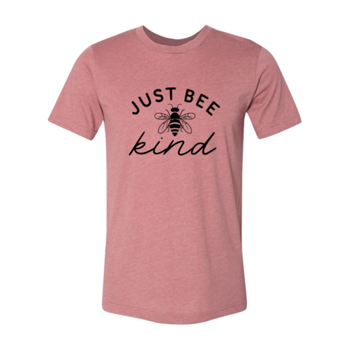 Just Bee Kind tee in Heather Prism Lilac color
