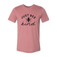 Just Bee Kind tee in Heather Prism Lilac color