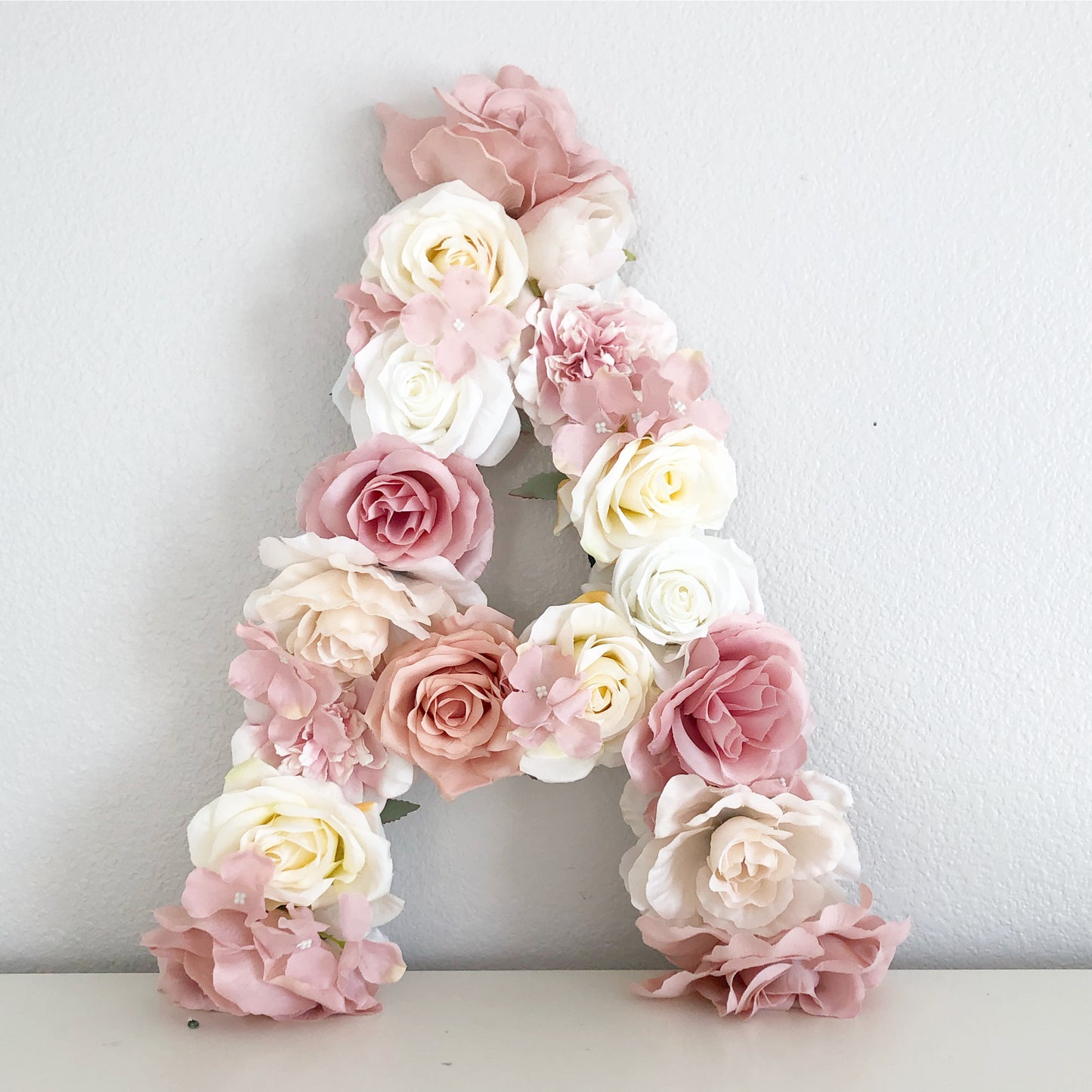 Floral Letter, Floral Initial, Nursery Letter, Flower Letter, Nursery Wall Art, Baby Gift, Shabby Chic, Boho Chic Nursery Decor, Nursery Art