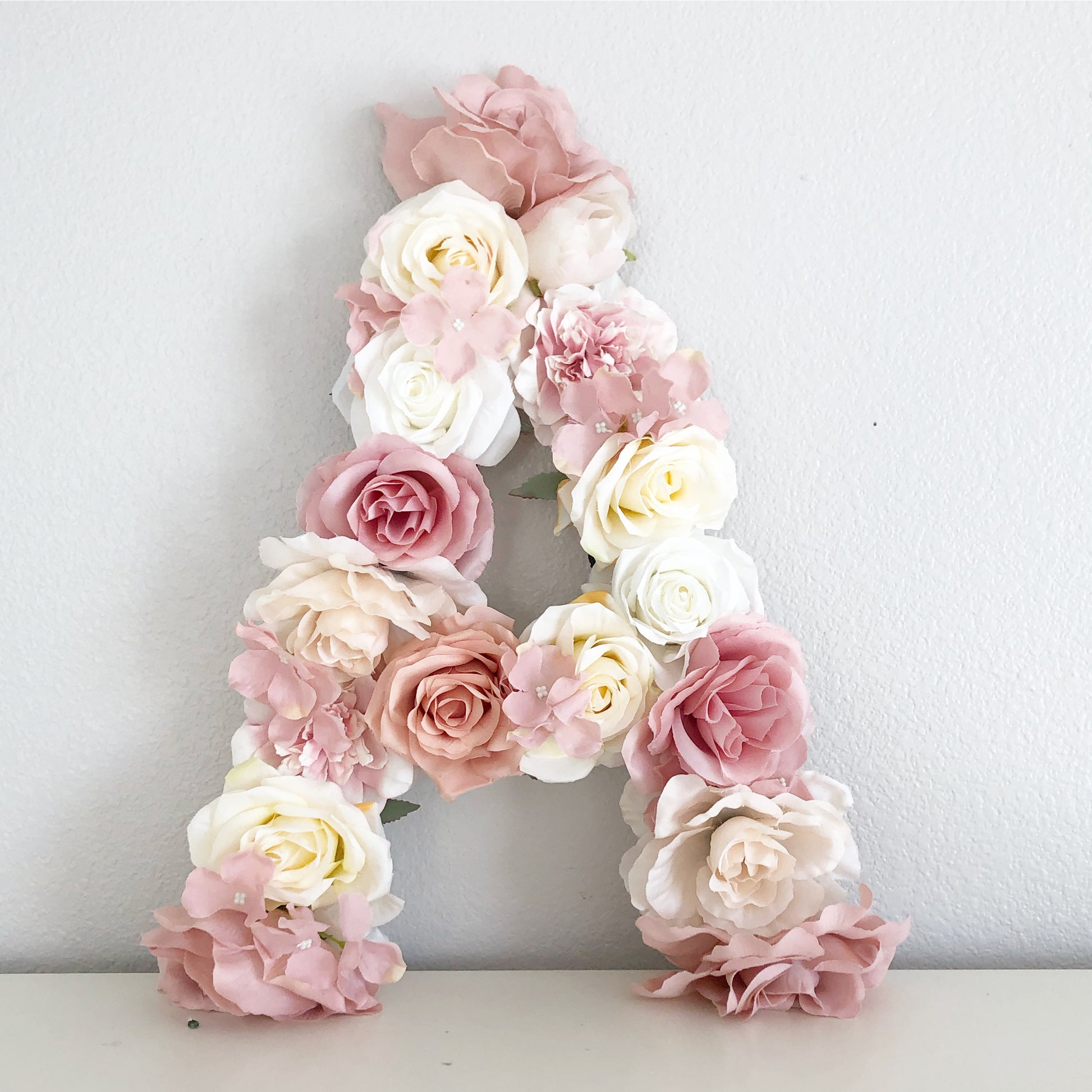 Floral Letter, Floral Initial, Nursery Letter, Flower Letter, Nursery Wall Art, Baby Gift, Shabby Chic, Boho Chic Nursery Decor, Nursery Art