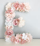 blush nursery mauve nursery blush pink nursery decor girl name sign baby shower decor floral birthday decor