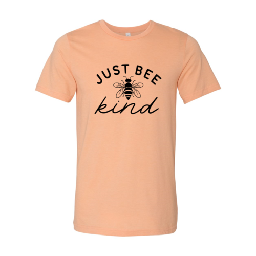 Just Bee Kind tee in Heather Dusty Blue color