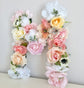 flower letter floral letter peach nursery yellow nursery blush nursery boho nursery