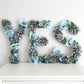 Floral letter yes to the dress engagement photo prop