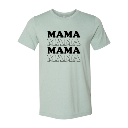 Mama T-Shirt in Heather Mauve - cute mama graphic unisex tee