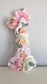 flower number floral number first birthday number 1st birthday photo