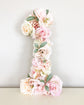 Large Floral Letter Home & Event Backdrop