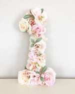Custom Floral Number & Letter First Birthday Prop