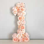 Custom Floral Number & Letter First Birthday Prop