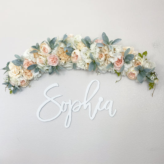 Floral Swag, Greenery Swag, Custom Swag, Highchair Swag, Birthday Swag, Wedding Swag, Bridal Shower Swag, Bridal Swag, Nursery Swag, Wall Swag, Fireplace Swag