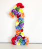 Large Floral Letter Home & Event Backdrop