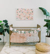 floral nursery decor floral flower wall nursery flower wall name sign nursery garland gold crib nursery boho nursery girl baby shower boho baby shower
