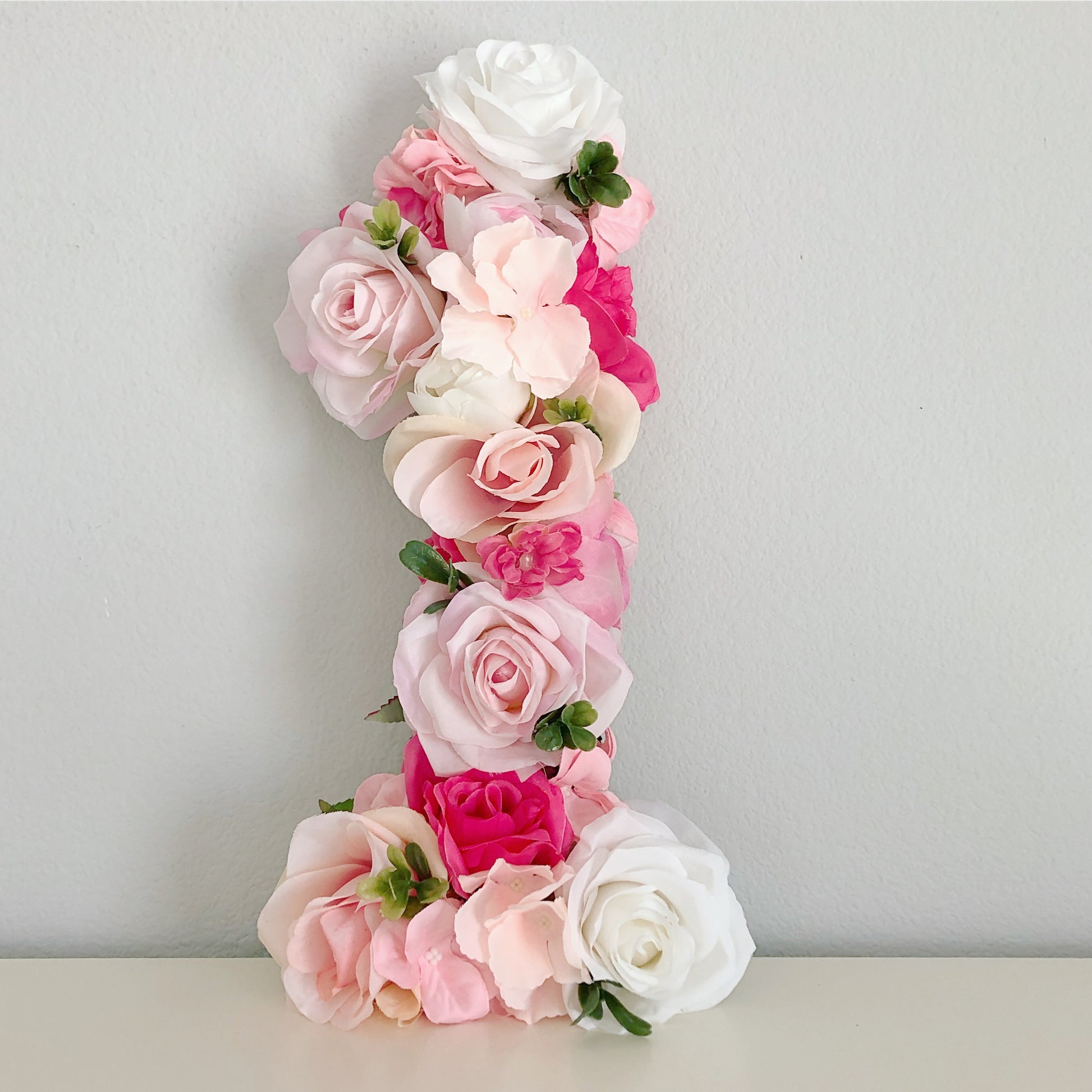 pink birthday decor floral birthday decor floral number