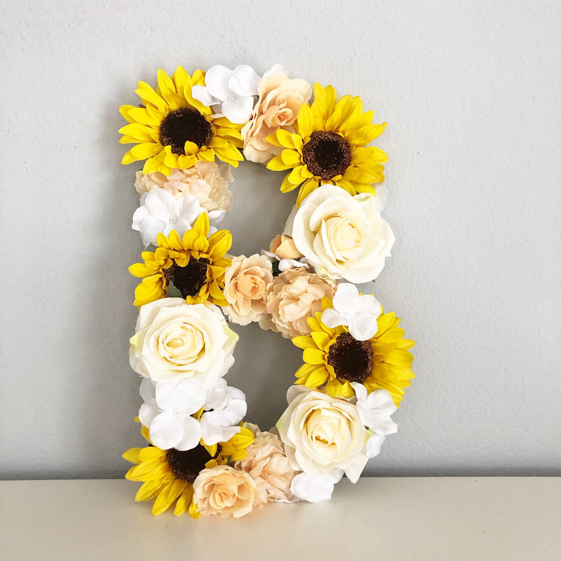 sunflower party theme sunflower birthday sunflower room decor sunflower decor flower letter 