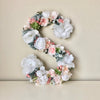 bridal shower decor baby shower decor baby name sign floral letter