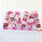 Floral letter girl name sign wall art decor
