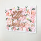 Custom flower wall with name sign wedding backdrop floral display