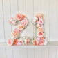 Large Floral Letter Home & Event Backdrop