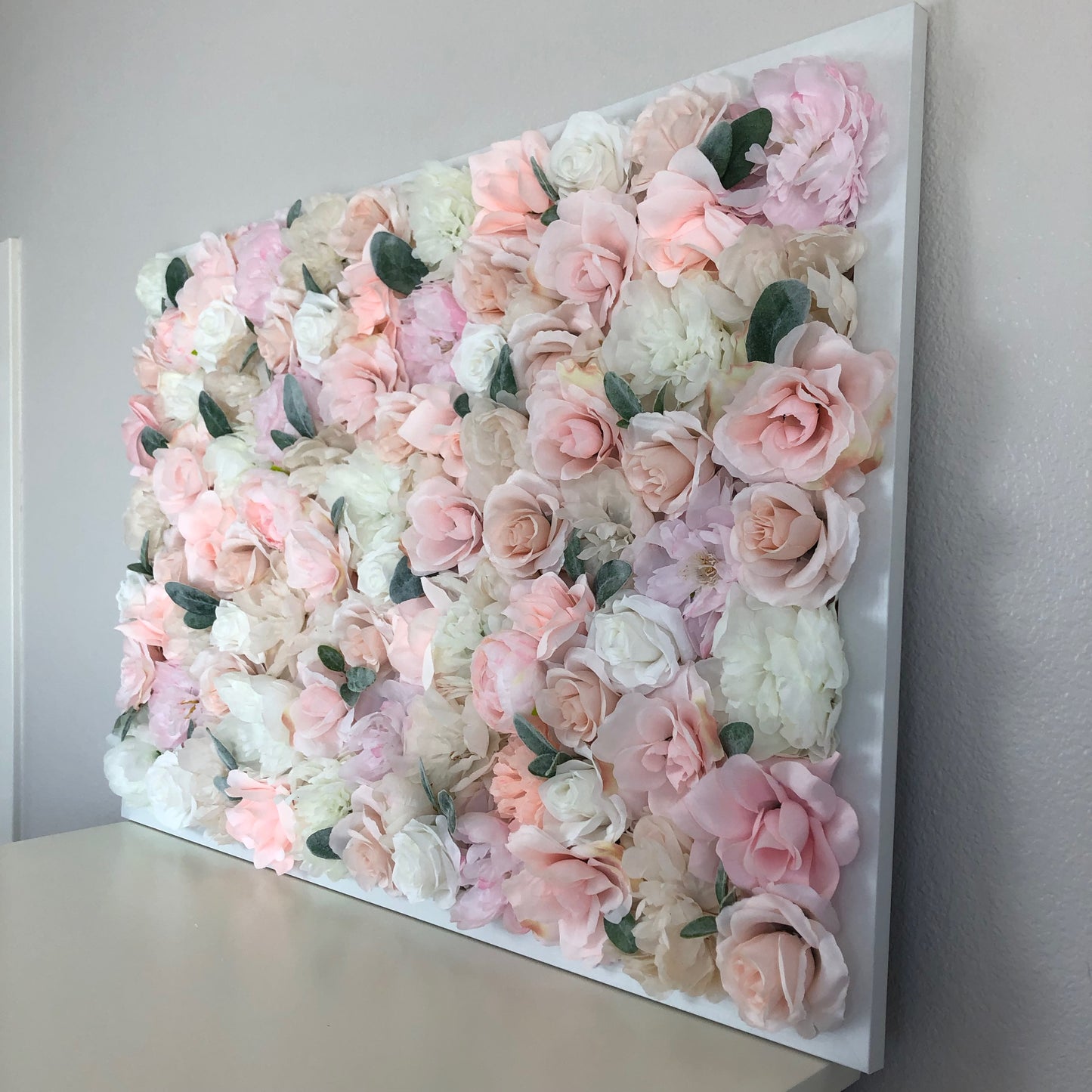 boho nursery decor floral nursery decor flower wall nursery flower wall hanging over the crib decor