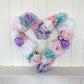 Floral Heart Wreath Bridal Shower & Wedding Photo Prop