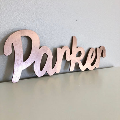 rose gold name sign rose gold baby shower