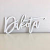 wood name sign baby shower name sign