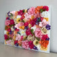 Rainbow baby floral flower wall for birthday party and baby shower decor