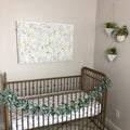 white nursery decor white girl nursery white gender neutral nursery white wall decor nursery statement piece flower wall white flower wall