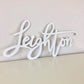 nursery wall art name