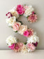 floral letter flower letter girl nursery decor girl flower wall decor