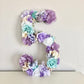 mermaid birthday party decor floral number flower number birthday number