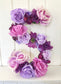purple birthday decor girl birthday number
