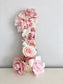 Handcrafted Floral Numbers Letters Initial Custom Sign Faux Flower Decor