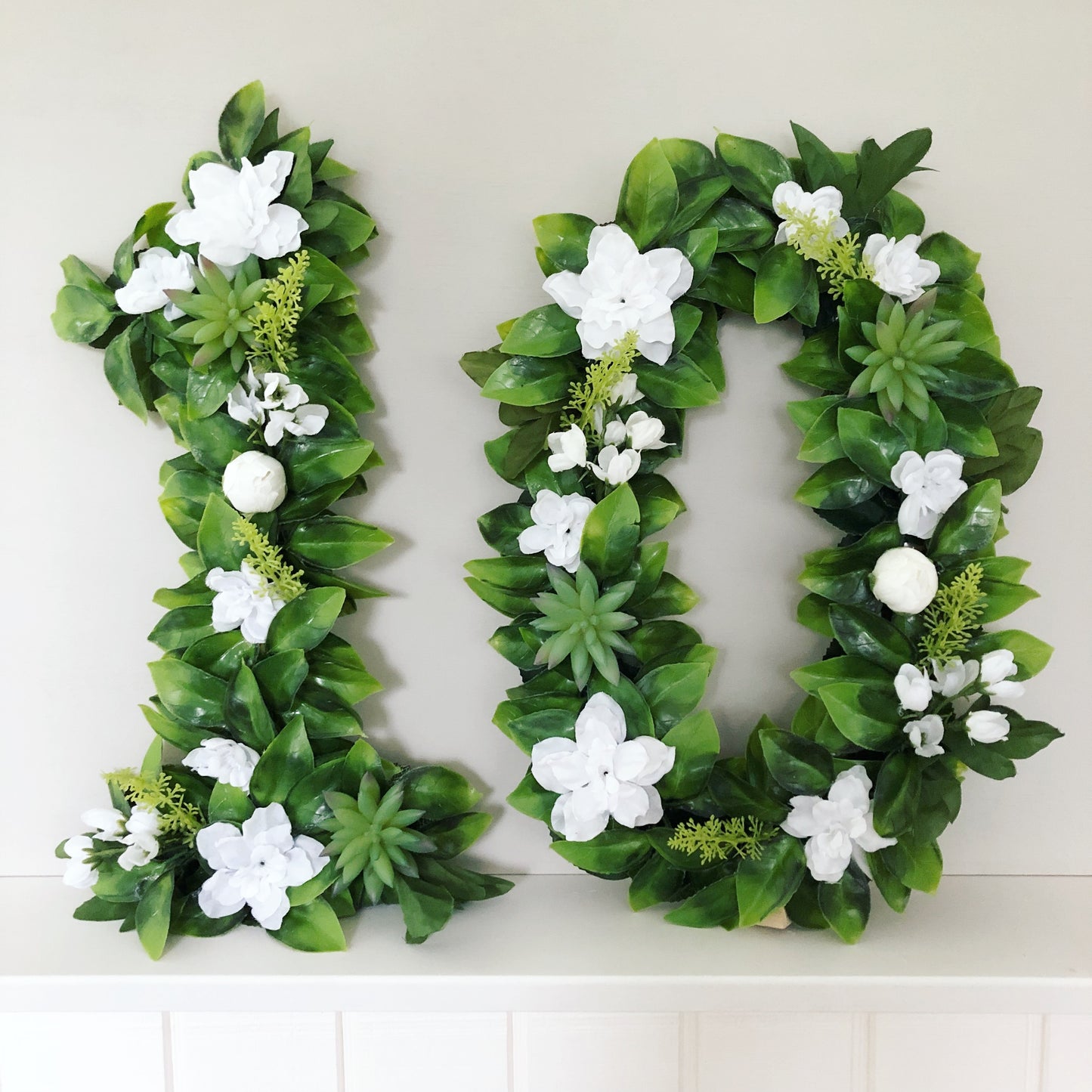 Custom Flower Letter for First Birthday Prop