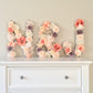 Floral letter wedding monogram reception last name decor