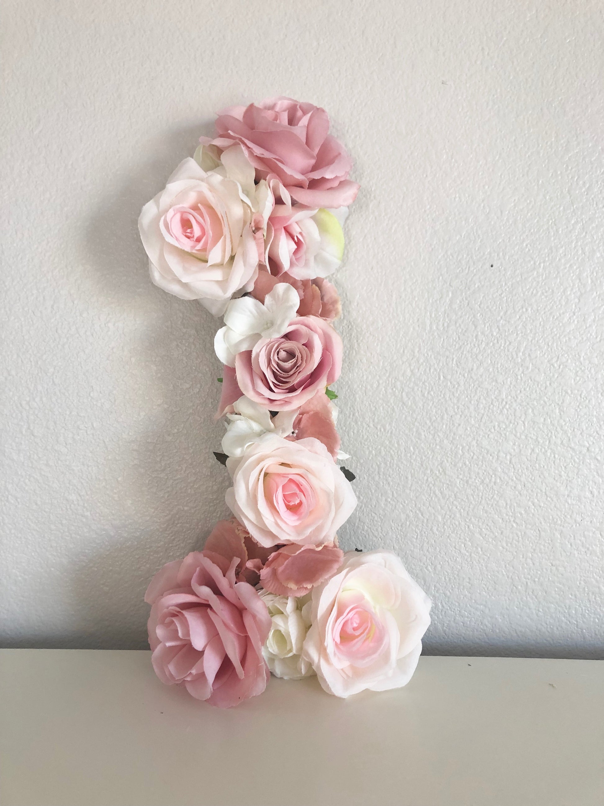 flower number floral number first birthday number 1st birthday photo girl