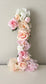 flower number floral number pink number decor birthday number