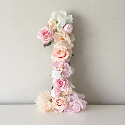 Personalized Flower Letter Initial Wedding Decor