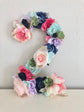 Large Floral Letter Home & Event Backdrop
